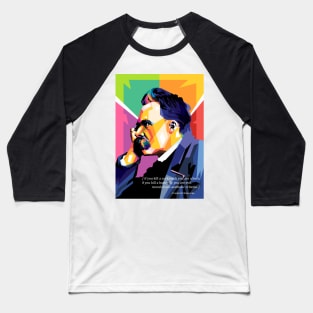 Friedrich Nietzsche Baseball T-Shirt